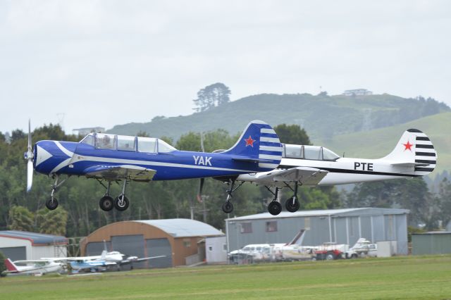 YAKOVLEV Yak-52 (MULTIPLE) - Just after take off at NZ Warbirds Open Day on 22 November 2015