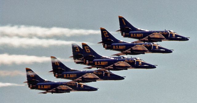 — — - Blue Angels El Centro Airshow circa 1970s