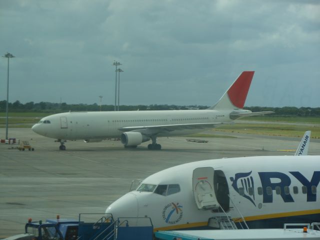 D-AEAR — - Ex Japan Airlines A300 of European Air Transport on the ramp at Dublin 01.07.13