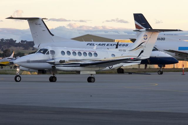 Beechcraft Super King Air 350 (A32350) - RAAF (A32-350) Beech King Air 350 on the tarmac at Wagga Wagga Airport.