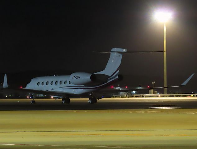 Gulfstream Aerospace Gulfstream G650 (A7-CGG) - Photo taken on Sep 13, 2023.br /QQE511/11 LBG-NRTbr /QQE227/19 NRT-TEB