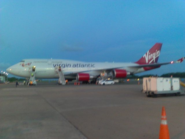 Boeing 747-400 (G-VROY) - Walking towards my flight to TTPP on an ATR-72