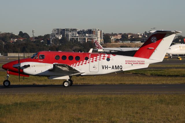 Beechcraft Super King Air 200 (VH-AMQ) - on 13 August 2019