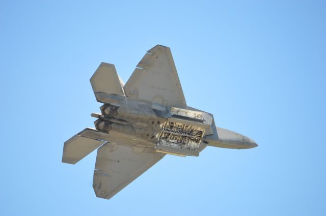 Lockheed F-22 Raptor (08169) - F22A Raptor bearing a view reserved for friends and Allies.