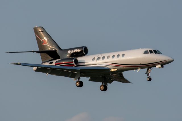 Dassault Falcon 50 (N474BC) - Landing 13L at Dallas Love Field September 7 2020.