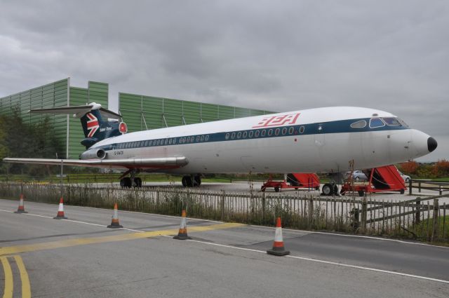 G-AWZK — - Historical static display, BEA,British European Airways, now BA, Manchester England 14/10/2009