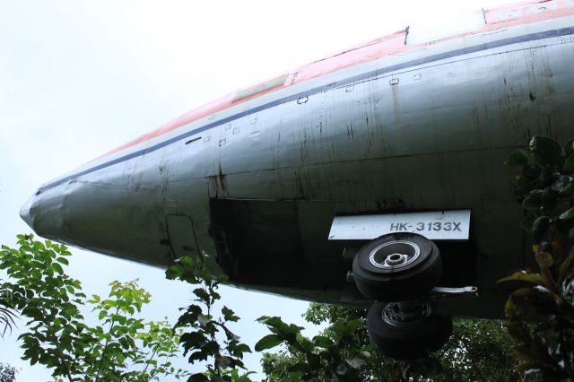 Boeing 727-100 (HK-3133X) - Ex-Avianca Boeing 727 that was at the Juan Santamaria Airport(MROC) in San Jose, Costa Rica, from its retirement in 1984 until it was bought by the owner of the Costa Verde Hotel in Manuel Antonioto in 2008 to be used as suite in the hotel.