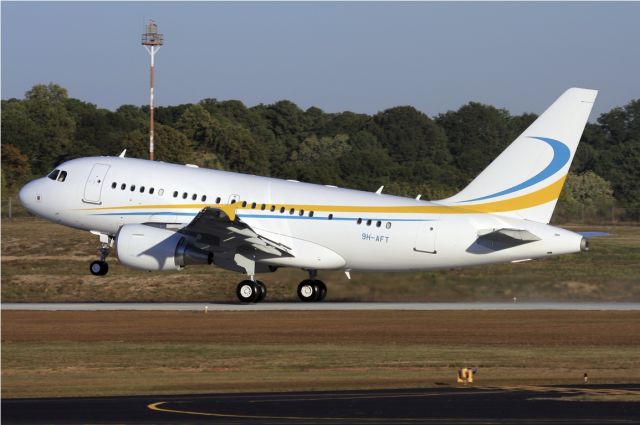 Airbus A318 (9H-AFT) - Departing for BGR after a very successful NBAA 2010