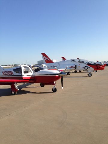 Rockwell Commander 114 (N911BM) - Commander in the company of Navy/Marine Goshawks in KMEI.