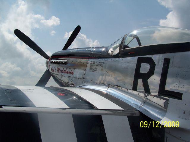 North American P-51 Mustang (N51KB) - Scott County, Oneida Tn. airshow, Sept. 2009. 