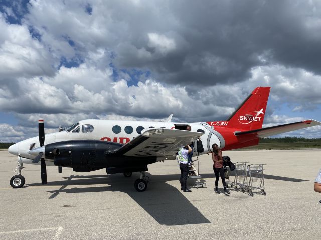 Beechcraft King Air 100 (C-GJBV) - YGV August 2023