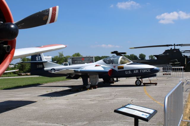 Cessna 318C (AFR60188) - Photo taken at MAPS air museum at Canton Akron Airport. Cessna T-37 Tweety Bird training aircraft.