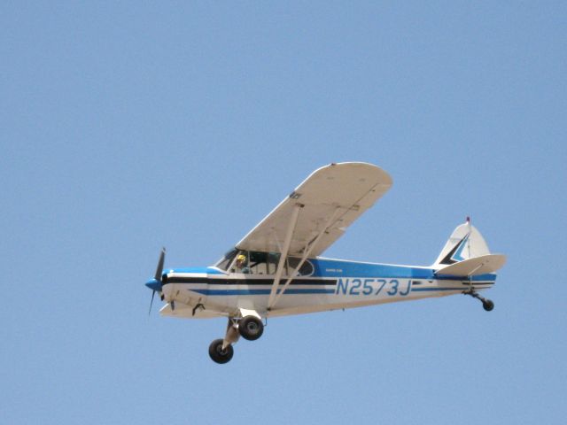 Piper L-21 Super Cub (N2573J) - Landing on RWY 24