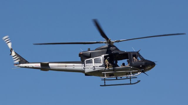 Bell 412 — - DEA special operations Bell 412 arriving for the Alliance Fort Worth Airshow 10/10/2018 (Please view in "full" for highest image quality)