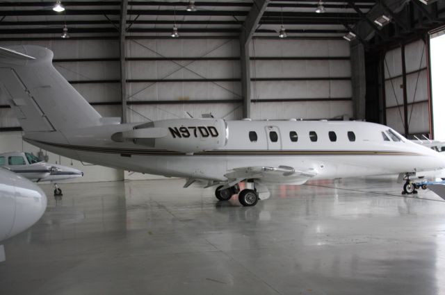 Cessna Citation III (N97DD) - HUNTSVILLE, AL IN THE HANGAR FOR SOME BAD WEATHER.