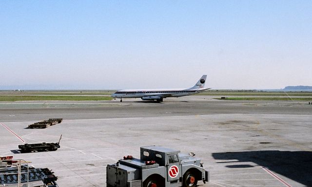 McDonnell Douglas DC-8-60 (N3931A) - KSFO - "Sea and Sun" DC-8 rolling to the main runways at SFO - i dont know much about this airline but they may have been a charter for Hawaiian Airlines, this apprx Summer 1986-87 - I think this was their only jet. I was caught off guard as I was sitting in the Intl terminal snapping away as one used to be able to do - but was majorly "burned" when this taxied by and this is the on;y photo I got.br /br /Serial: 45961br /Line Number 361br /Aircraft Type Douglas DC-8-62CF-Hbr /Date of Manufacture 11. Apr 1968br /Age 46.0 Yearsbr /Test registration N8964Ubr /Production Site  Long Beach (LGB) Airframe Status Scrapped