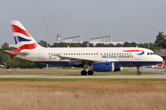 Airbus A319 (G-EUPF)