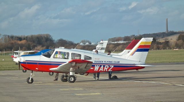 Piper Cherokee (G-WARZ) - Shoreham Airport