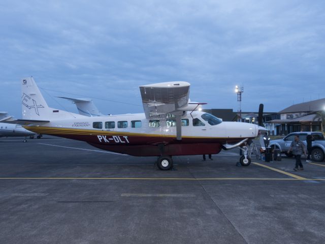 Cessna Caravan (PK-DLT) - After arrival (as N505AD) in Indonesia from the US. 11 JAN 2018.