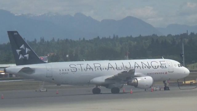 Airbus A320 (C-FDRK) - Parked at a Remote Stand