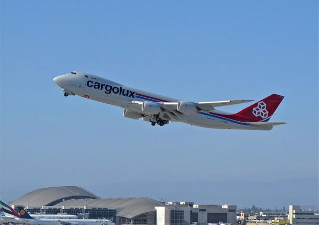 BOEING 747-8 (LX-VCK) - photo taken less than 48 hours after its delivery