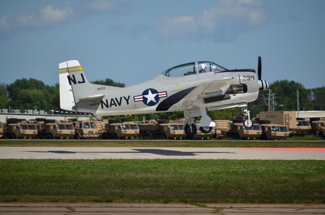 North American Trojan — - EAA 2011 T-28 on take off.