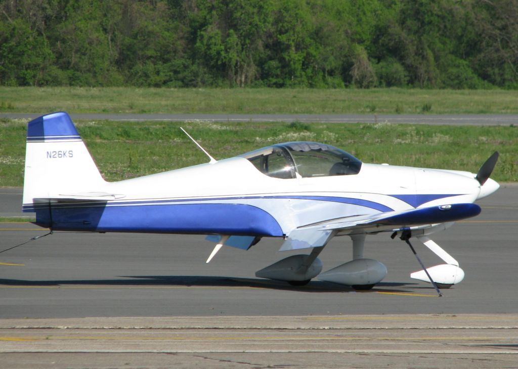 Vans RV-6 (N26KS) - Parked at Downtown Shreveport.