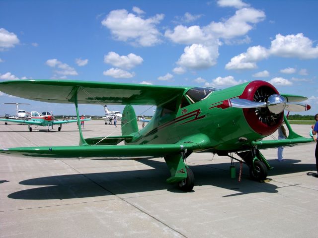 Beechcraft Staggerwing (N80309) - 1946 Beech G17 Serial# B-8 at KAAO Wichita/Jabara