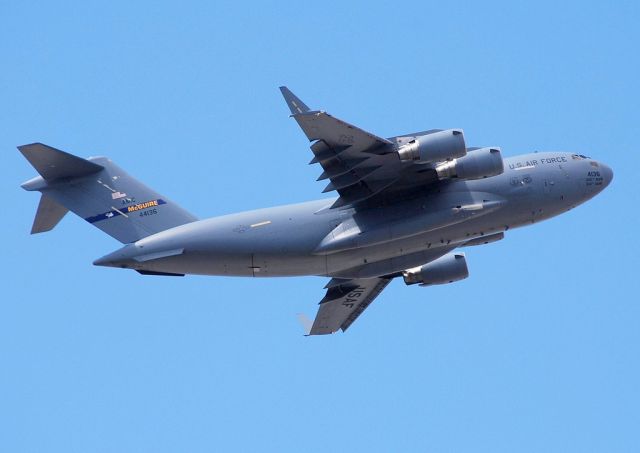 Boeing Globemaster III — - C-17 of the 305th Air Mobility Wing [305th AMW] - 514th Air Mobility Wing [514th AMW] - 22nd Air Force located at McGuire AFB, NJ  Las Vegas - McCarran International (LAS / KLAS) USA - Nevada, 7-9-2010  Photo: Tomas Del Coro Sunset Park