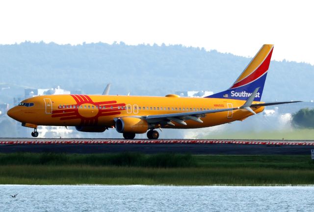 Boeing 737-800 (N8655D) - New Mexico One departing BOS on 8/22/23.