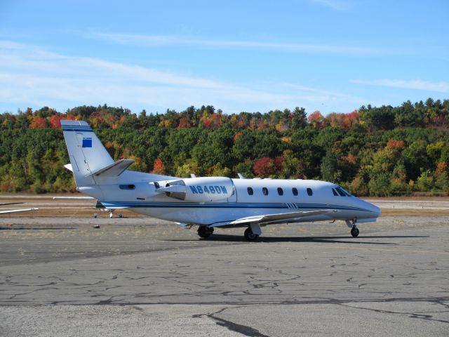 Cessna Citation Excel/XLS (N848DM) - Taxiing out for a departure to Orlando, FL (KMCO).