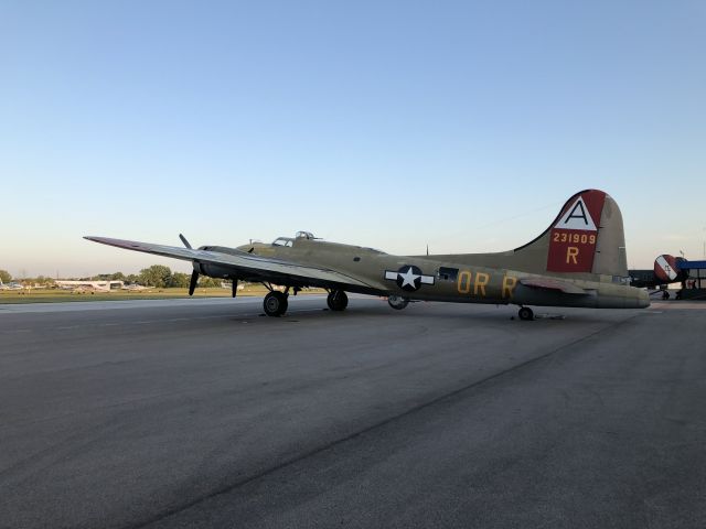 Boeing B-17 Flying Fortress (23-1909) - B-17 back when it visited Wright Brothers Airport, Springboro, OH