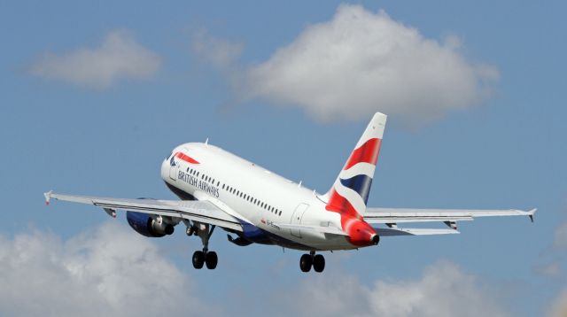 Airbus A318 (G-EUNB) - RAF Fairord air show England. 2015