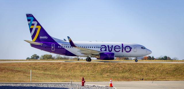 Boeing 737-700 (N7837A) - Avelo's first ever operating flight to Lexington from KMCO Orlando Intl.