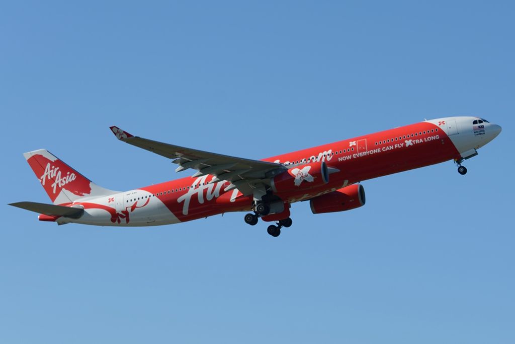 Airbus A330-300 (9M-XXK) - Getting airborne off runway 23 and heading home to Kuala Lumpur, Malaysia. Tuesday 22nd July 2014.