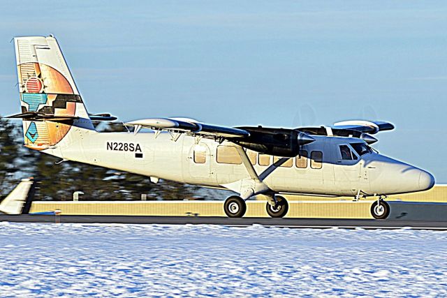 De Havilland Canada Twin Otter (N228SA) - Canyon View 28 Rolling down 35 for Burlington VT 