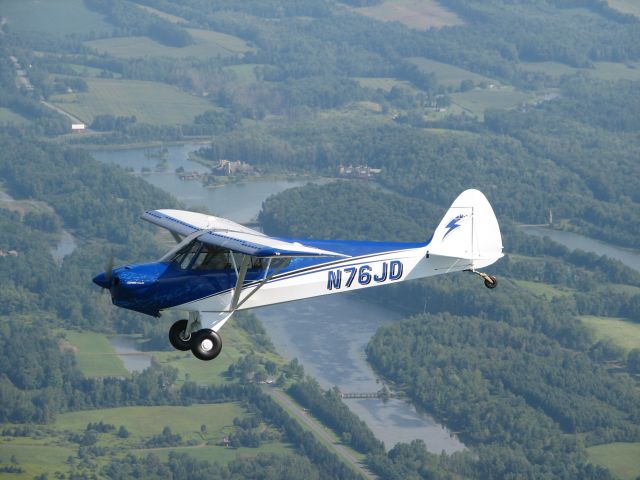 Piper L-21 Super Cub (N76JD) - A beautiful Carbon Cub