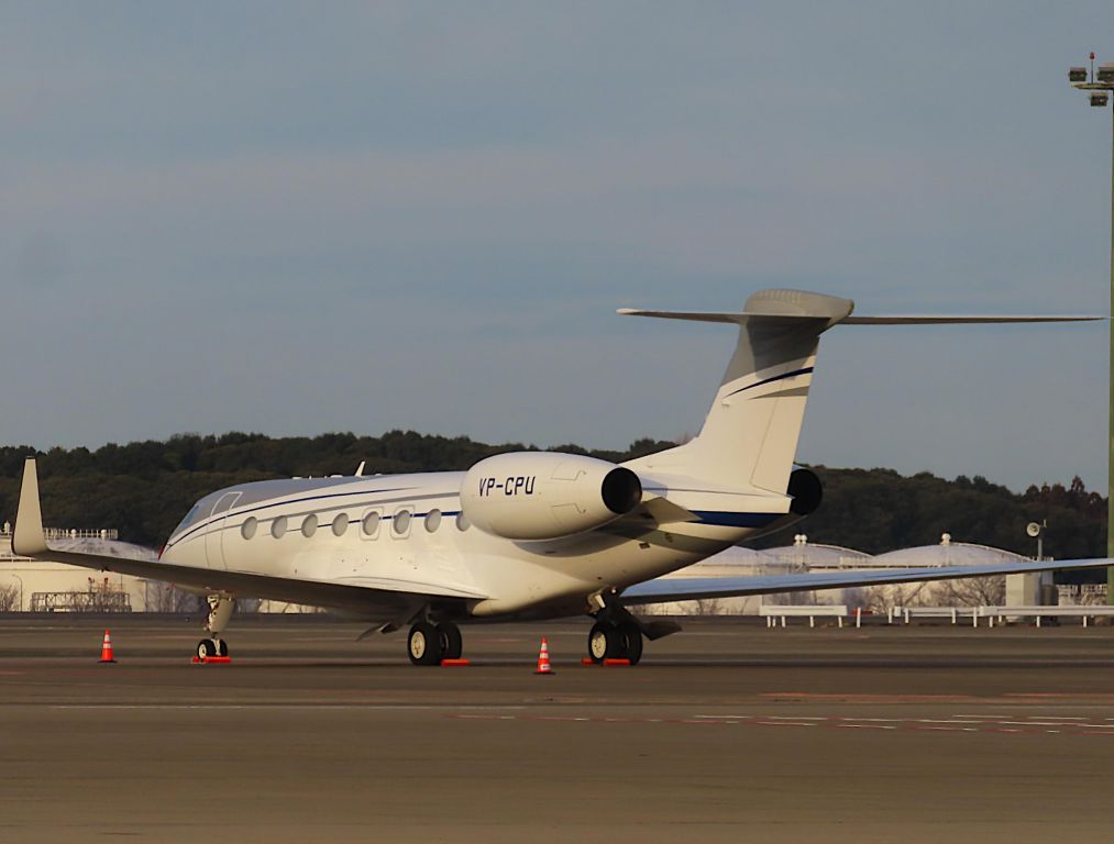 Gulfstream Aerospace Gulfstream G650 (VP-CPU) - Photo taken on Feb 09, 2024.