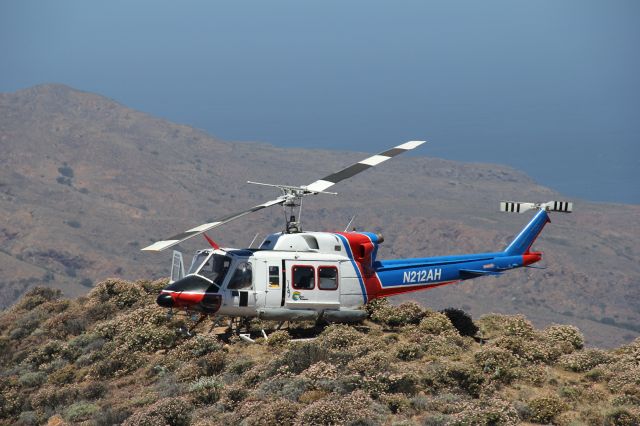 Bell VH-1 (N212AH) - Diablo Peak on Santa Cruz Island.