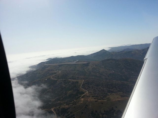 Piper Malibu Meridian (N19BA) - Early morning landing at Catalina