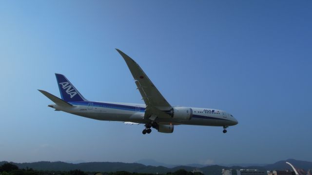 Boeing 787-9 Dreamliner (JA837A) - 全日空B789二度來訪台灣台北松山機場,引發北部航迷極大騷動