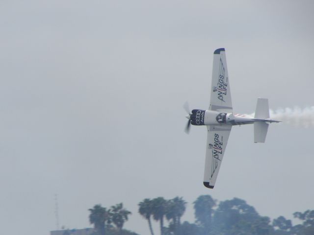 ZIVKO Edge 540 — - Red Bull Air Race 2008  San Diego, CA  American Mike Mangold thru the chicane!