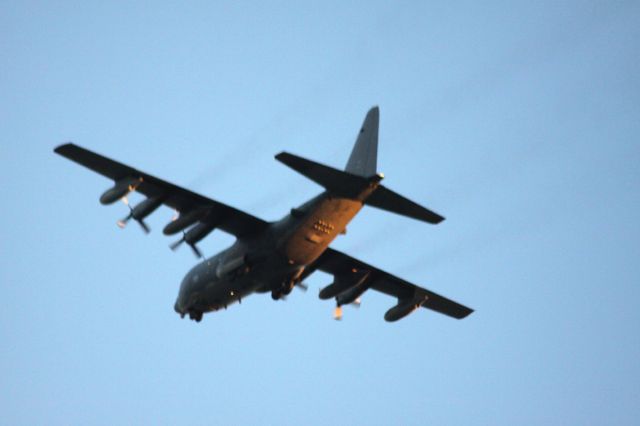 Lockheed C-130 Hercules — - USAF, Air National Guard from KNUQ over KSJC