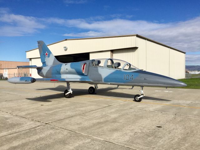 Aero L-39 Albatros (N39SR) - Beautiful L39 sitting on the ramp at Hollister, CA - Nov. 30th, 2016