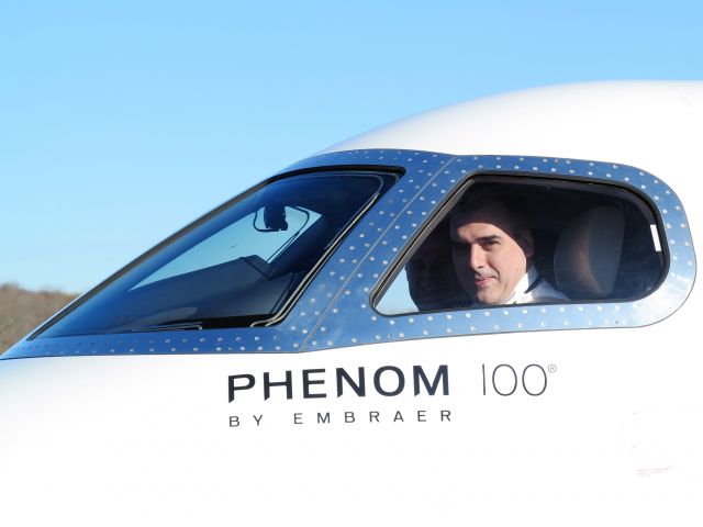 Embraer Phenom 100 (N784JP) - Captain Vince Stefano.