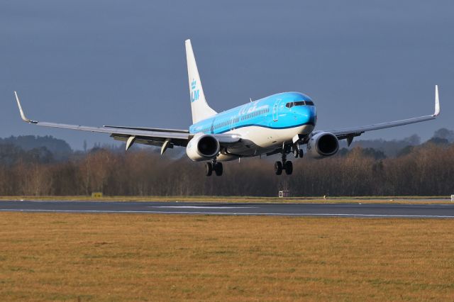 Boeing 737-800 (PH-BXD) - KL1073 just about to land from Amsterdam