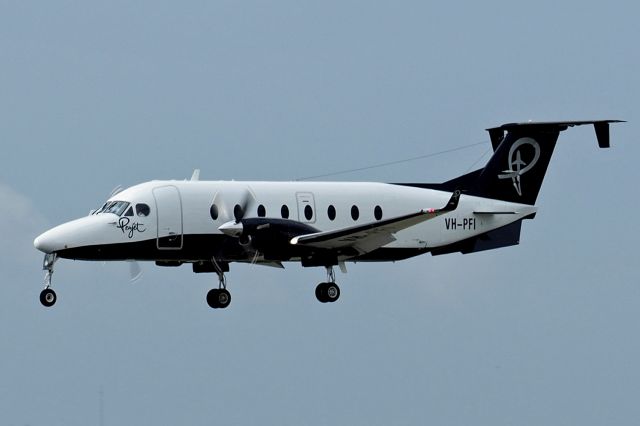 Beechcraft 1900 (VH-PFI) - Beech 1900D cn UE108. Penjet VH-PFI rwy 03 YPPH 05 May 2021