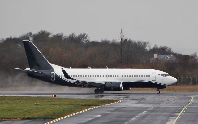 Boeing 737-700 (G-TGPG) - tag aviation (stansted) b737-3yo(wl) g-tgpg landing at shannon on a proving flight from stansted 26/3/18.