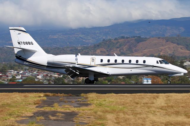 Cessna Citation Sovereign (DPJ708) - One of Bosch-Guterriezs C680s arriving in SJO. Usual visitors along with sister C680 N751BG.