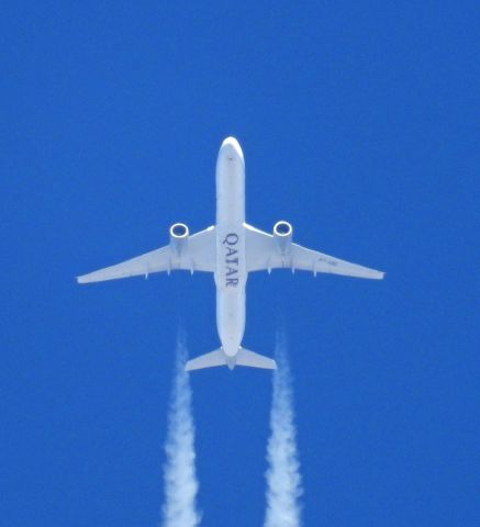 Airbus A350-1000 (QTR739) - Almost at Mound House, NV, USA on the way to KLAX.